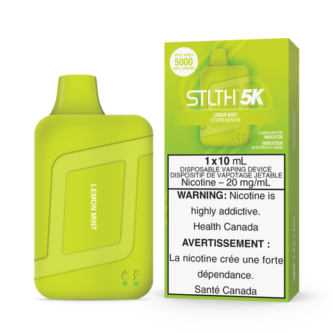 Lemon Mint Stlth 5K Disposable (Carton Of 5 Units) Disposables