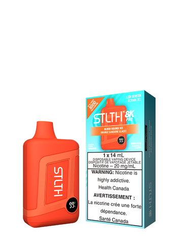 Blood Orange Ice STLTH 8K PRO Disposable (Carton of 5 Units)