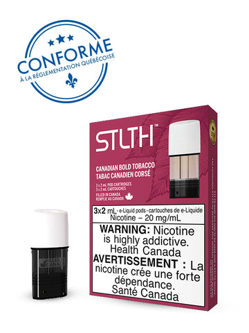 Canadian Bold Tobacco By Stlth (3 Pack) Pods