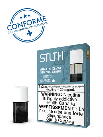 Misty Clear Tobacco By Stlth (3 Pack) Pods