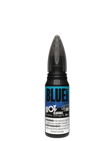 Blue Burst Hybrid Salts 30ml by Riot S:alt
