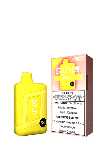 Lemon Squeeze Ice STLTH 8K PRO Disposable (Carton of 5 Units)