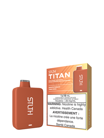 Smooth Tobacco Stlth Titan Disposable (Carton Of 5 Units) Disposables