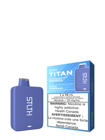 Blue Razz (No Ice) Stlth Titan Disposable (Carton Of 5 Units) Disposables