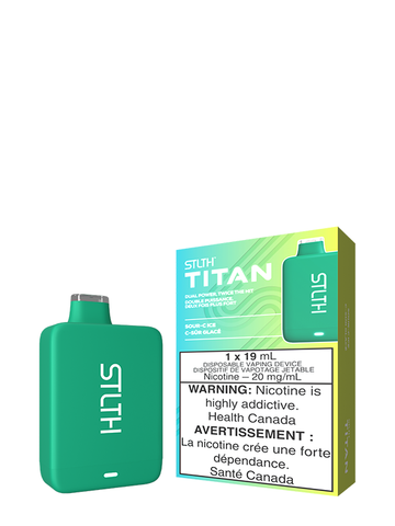 Sour-C Ice Stlth Titan Disposable (Carton Of 5 Units) Disposables
