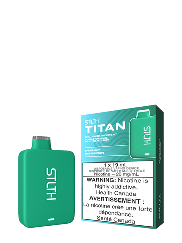 Spearmint Stlth Titan Disposable (Carton Of 5 Units) Disposables