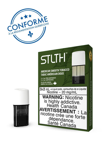American Smooth Tobacco By Stlth (3 Pack) Pods