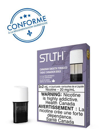Canadian Smooth Tobacco By Stlth (3 Pack) Pods