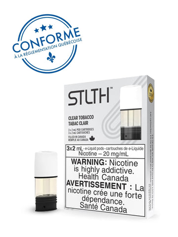 Clear Tobacco By Stlth (3 Pack) Pods