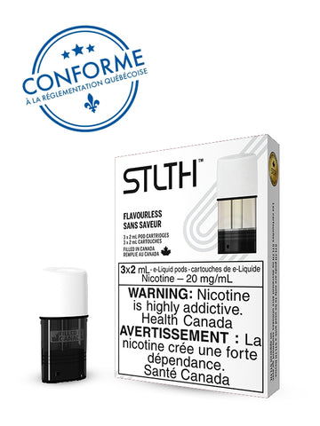 Flavourless By Stlth (3 Pack) Pods