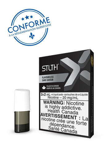 Flavourless By Stlth X (3 Pack) Pods