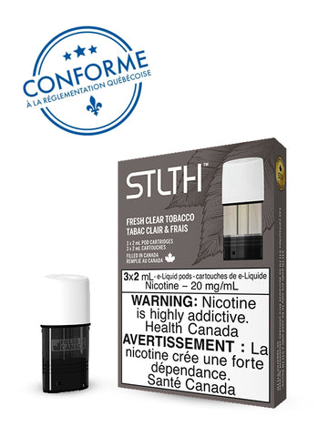 Fresh Clear Tobacco By Stlth (3 Pack) Pods