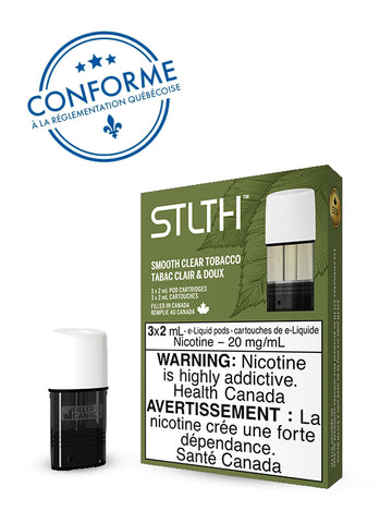 Smooth Clear Tobacco By Stlth (3 Pack) Pods