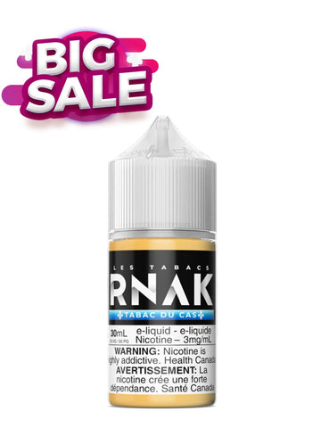 Tabac Du Cas 30Ml By Les Tabacs Rnak Co-Pack & In-House E-Liquid
