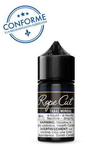 Tabac Mondial 30Ml By Rope Cut Total With Nic Level