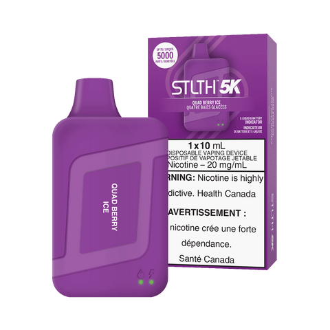 Quad Berry Ice STLTH 5K Disposable (Carton of 5 Units)